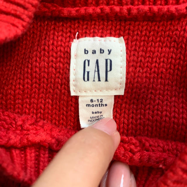 babyGAP(ベビーギャップ)のBaby gap 長袖ニット キッズ/ベビー/マタニティのベビー服(~85cm)(ニット/セーター)の商品写真