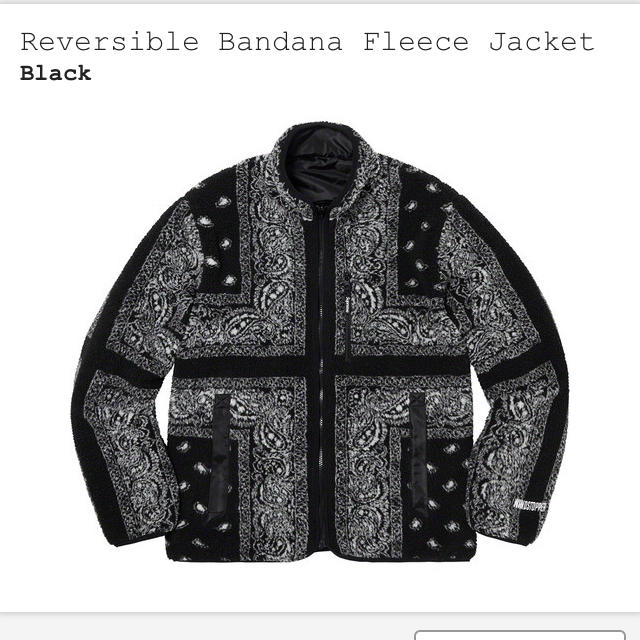 Reversible Bandana Fleece Jacket