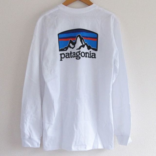 patagonia(パタゴニア)のXXL 日本未発売 パタゴニア 新品ロングスリーブ フィッツロイ ホライゾンズ メンズのトップス(Tシャツ/カットソー(七分/長袖))の商品写真