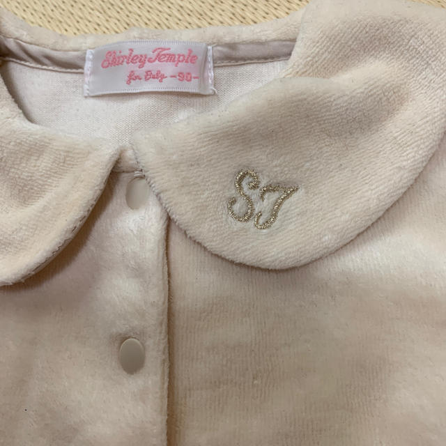 Shirley Temple(シャーリーテンプル)のシャーリーテンプル   ベロア調ブラウス 90 キッズ/ベビー/マタニティのキッズ服女の子用(90cm~)(ブラウス)の商品写真