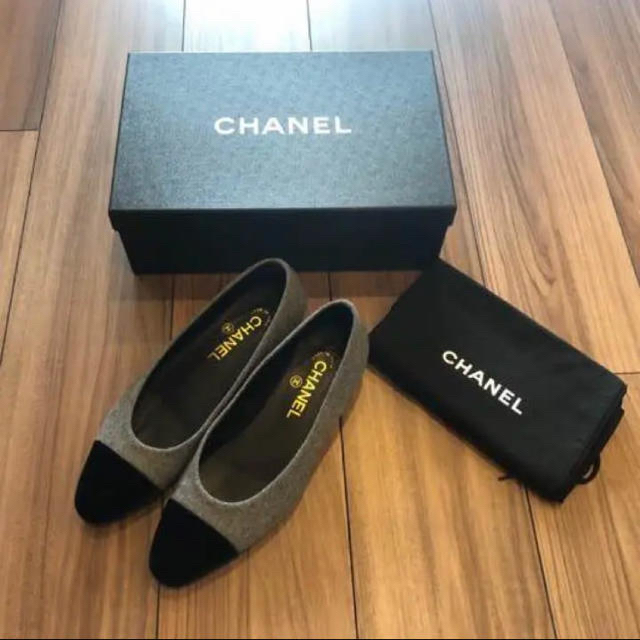 輝い CHANEL シャネル 完売パンプス フラットシューズ 専用 美品