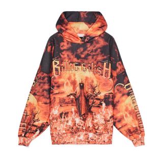 ベルシュカ(Bershka)の【S】ビリーアイリッシュ x ベルシュカ  ファイアースウェットフーディ(パーカー)