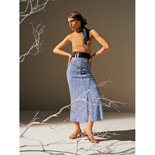 FRAY I.D(フレイアイディー)のフレイアイディー フレアーナロースカート レディースのスカート(ロングスカート)の商品写真