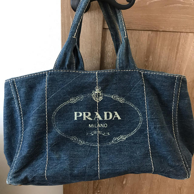 PRADA デニムトート カナパ