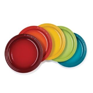 ルクルーゼ(LE CREUSET)のル・クルーゼ ラウンド・プレート LC23cm 5枚 レインボー(食器)