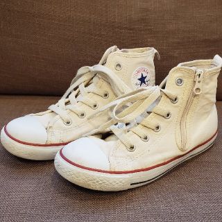 コンバース(CONVERSE)のCONVERSE ハイカット オフホワイト 21.0㎝(スニーカー)