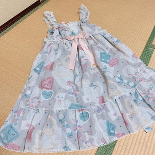 アンジェリックプリティー(Angelic Pretty)のmy favorite room  JSK グレー(ひざ丈ワンピース)