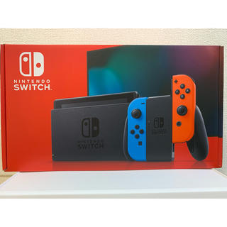 ニンテンドースイッチ(Nintendo Switch)の任天堂スイッチ　ネオンブルー　ネオンレッド　新モデル　本体　新型(携帯用ゲーム機本体)