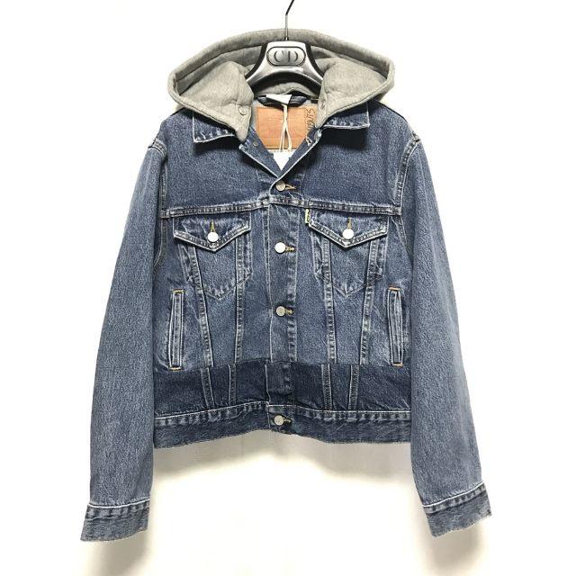 BALENCIAGA - VETEMENTS 19SS フード付き デニムジャケット M BALENCIAGA - VETEMENTS 19SS フード付き デニムジャケット M