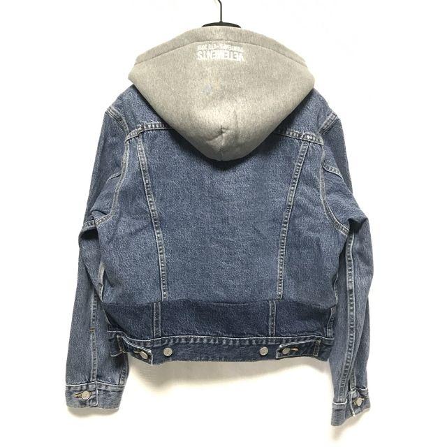 BALENCIAGA - VETEMENTS 19SS フード付き デニムジャケット M BALENCIAGA - VETEMENTS 19SS フード付き デニムジャケット M