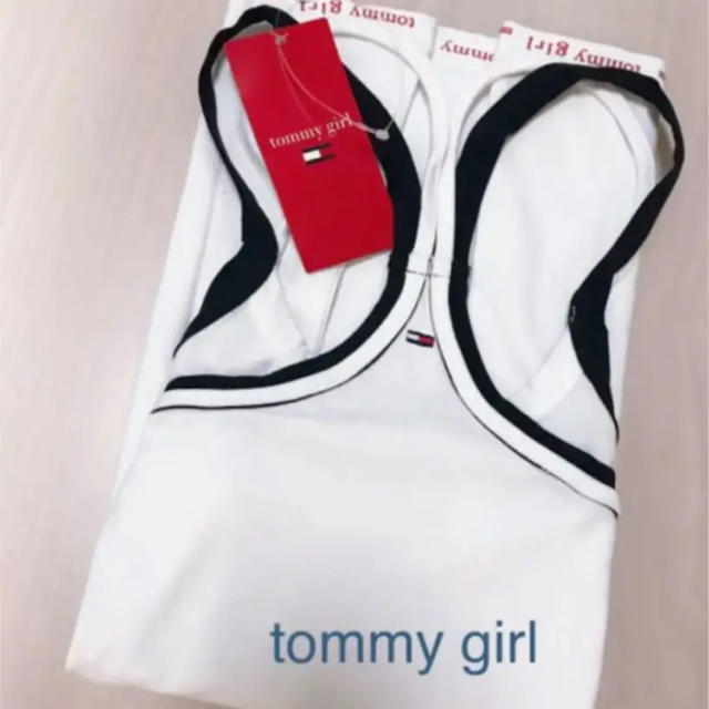 tommy girl(トミーガール)のtommy girl♡白キャミソール 2枚 新品 レディースのトップス(キャミソール)の商品写真