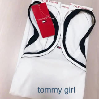 トミーガール(tommy girl)のtommy girl♡白キャミソール 2枚 新品(キャミソール)