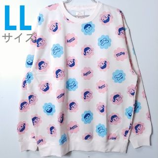 サンリオ(サンリオ)の新品 LL XL スウェット トレーナー ペコちゃん サンリオ ピンク 9353(スウェット)