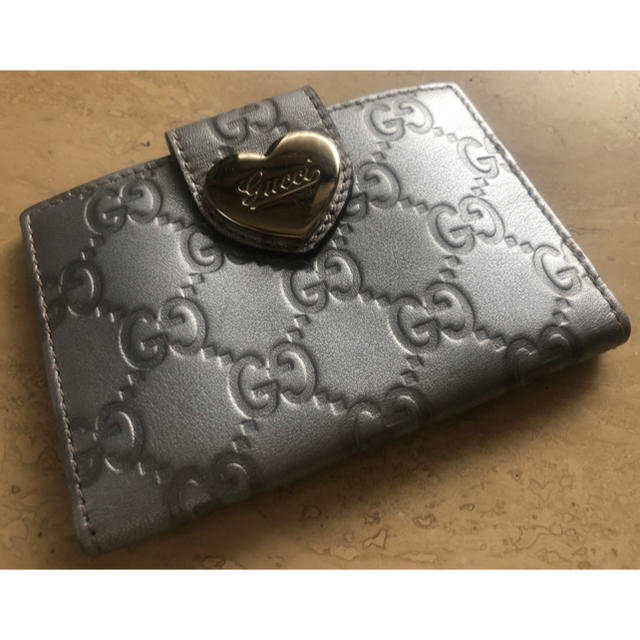 Gucci(グッチ)のキラキラさま専用 GUCCIハートシマ グッチ カードケース パスケース   レディースのファッション小物(パスケース/IDカードホルダー)の商品写真