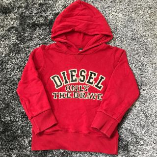 ディーゼル(DIESEL)のDIESEL 赤パーカー　デニムトレーナー　2点(Tシャツ/カットソー)