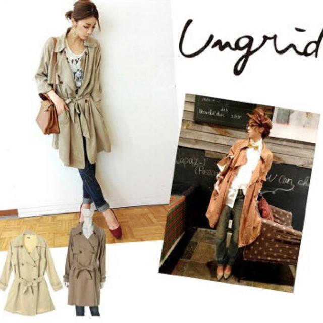 Ungrid(アングリッド)のUngrid ルーズトレンチコート レディースのジャケット/アウター(トレンチコート)の商品写真