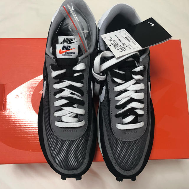 NIKE sacai LDWAFFLE BLACK 27.5cm