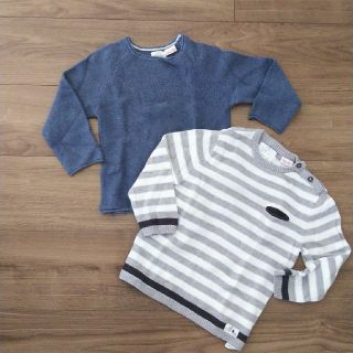 ザラキッズ(ZARA KIDS)のZARA 薄手ニット2枚セット(ニット)