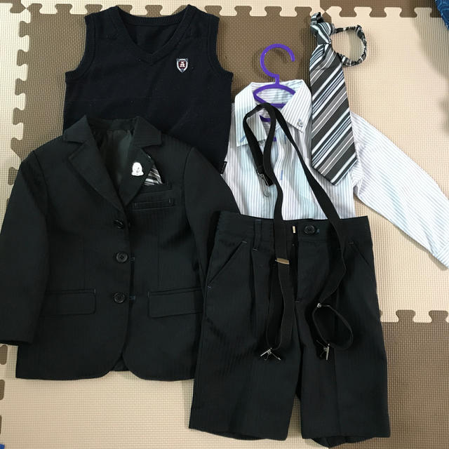 anyFAM(エニィファム)のフォーマル5点セット　100 キッズ/ベビー/マタニティのキッズ服男の子用(90cm~)(ドレス/フォーマル)の商品写真