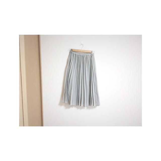 STUDIO CLIP(スタディオクリップ)のグレー プリーツ スカート ◎ レディースのスカート(ひざ丈スカート)の商品写真
