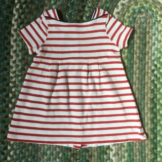 プチバトー(PETIT BATEAU)のプチバトー　ワンピース　12mサイズ　18mサイズ　中古(ワンピース)