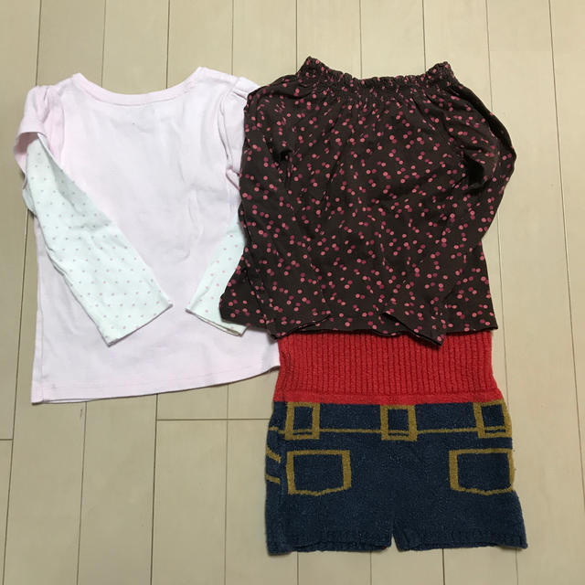 GAP(ギャップ)のカットソー、毛糸のアンダーパンツ キッズ/ベビー/マタニティのキッズ服女の子用(90cm~)(パンツ/スパッツ)の商品写真