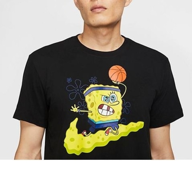 NIKE(ナイキ)の希少 XL KYRIE SpongeBob TEE  スポンジボブ カイリー メンズのトップス(Tシャツ/カットソー(半袖/袖なし))の商品写真