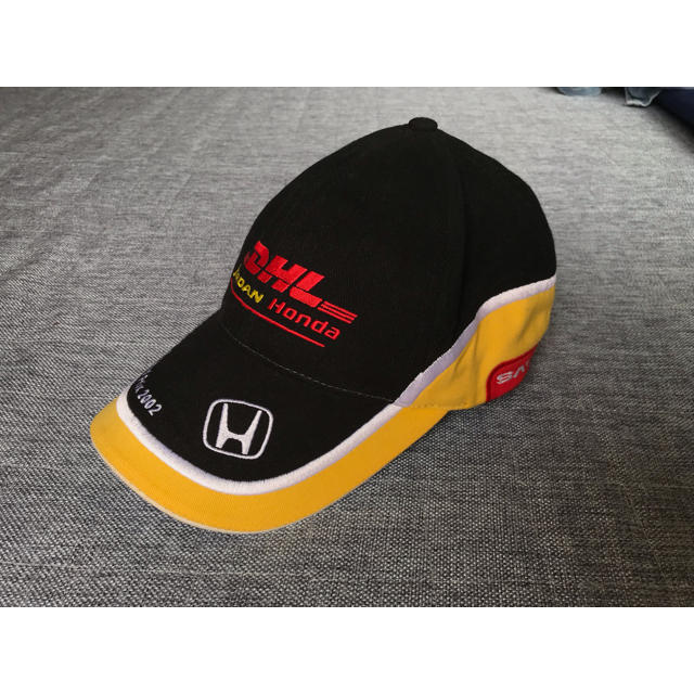 ホンダ(ホンダ)のF1 佐藤琢磨 サイン刺繍入りJORDAN HONDA チームキャップ エンタメ/ホビーのタレントグッズ(スポーツ選手)の商品写真