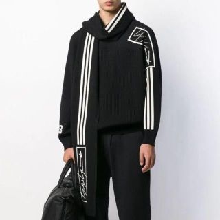 ワイスリー(Y-3)の新品未使用！送料込み★Y-3★リブニットスカーフ ロゴマフラー(マフラー)