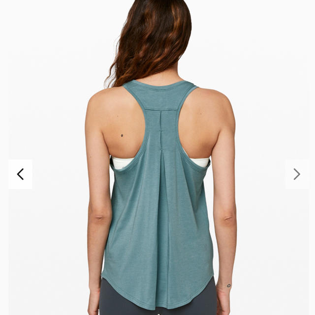 lululemon(ルルレモン)のルルレモン☆luluremon Love Tank  Pleated新品同様！！ スポーツ/アウトドアのトレーニング/エクササイズ(ヨガ)の商品写真