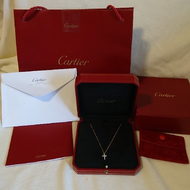 Cartier - 週末限定価格☆美品 カルティエ シンボル クロスダイヤモンドネックレス☆