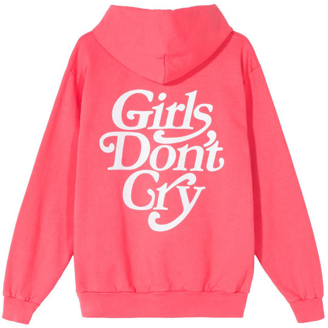 girls don't cry ピンク　パーカー　Lサイズ | フリマアプリ ラクマ