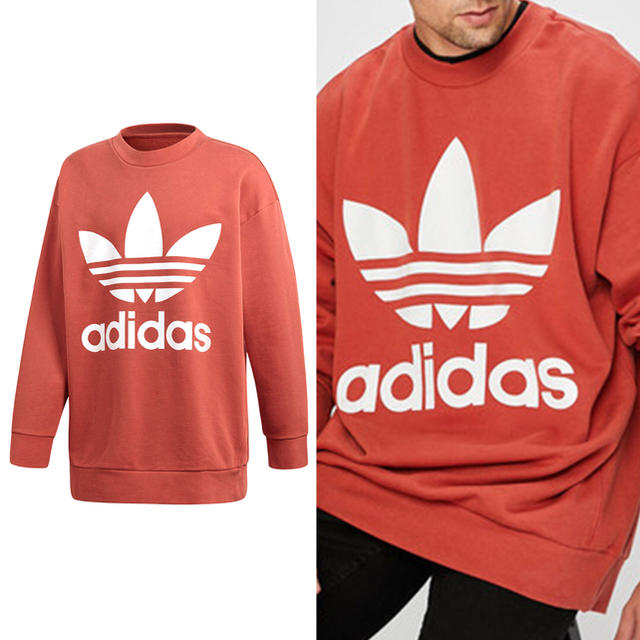 adidas(アディダス)の★新品正規品・メンズXS★アディダスオリジナルス トレフォイルスウェット レディースのトップス(トレーナー/スウェット)の商品写真