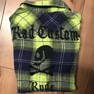 ラッドカスタム(RAD CUSTOM)のRAD CUSTOM チェック柄シャツ　130〜140(ブラウス)