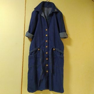 ビームス(BEAMS)のにゅう様専用　bali barret デニムワンピース＋カージュ　ヘアクリップ(ロングワンピース/マキシワンピース)