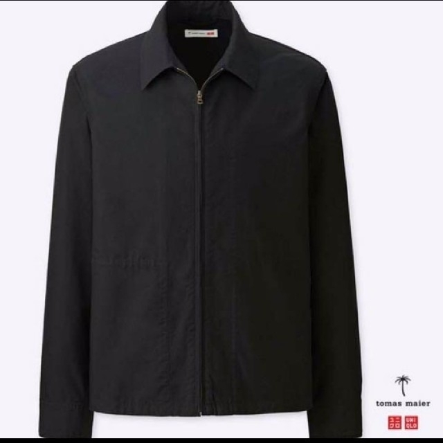 UNIQLO(ユニクロ)のUNIQLO　tomas maier コットンジップアップブルゾン メンズのジャケット/アウター(ブルゾン)の商品写真