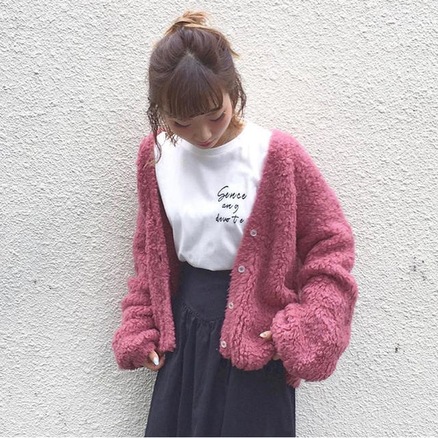 PAGEBOY - PAGEBOY ファーニットカーディガンの通販 by cocoro's shop ...