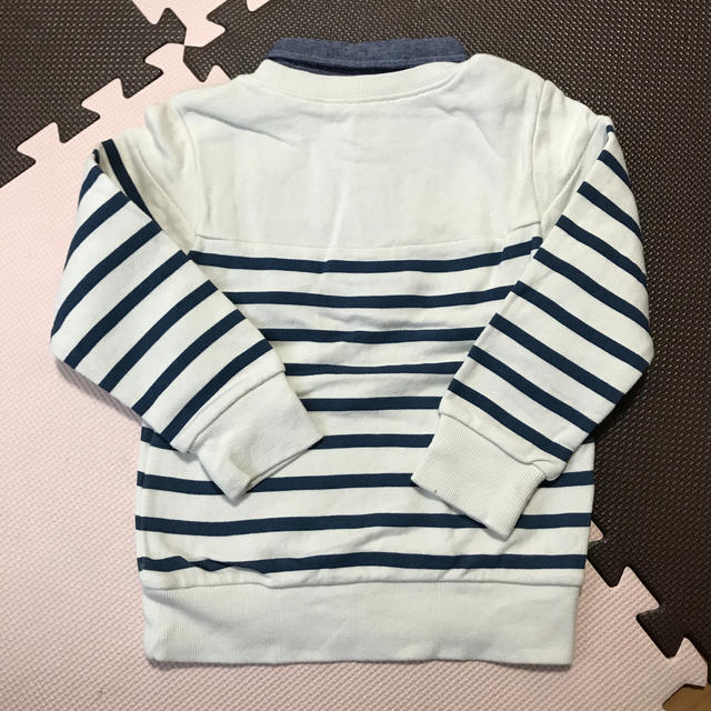 GLOBAL WORK(グローバルワーク)のGLOBAL WORK  襟付きトレーナー キッズ/ベビー/マタニティのキッズ服男の子用(90cm~)(Tシャツ/カットソー)の商品写真