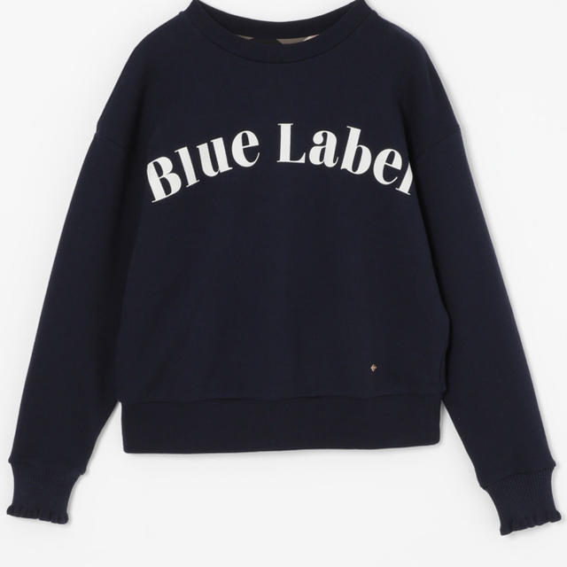 BURBERRY BLUE LABEL(バーバリーブルーレーベル)のバーバリーブルーレーベル　今季 コットン裏毛ロゴスウェット  レディースのトップス(トレーナー/スウェット)の商品写真