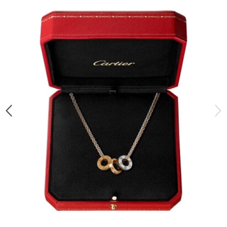 カルティエ(Cartier)のCartier カルティエ  LOVE 3連 ネックレス ダイヤ(ネックレス)