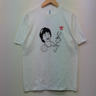 アディダス(adidas)のVINTAGE アディダス デサント 佐藤伊知子 Tシャツ JASPO O(Tシャツ/カットソー(半袖/袖なし))