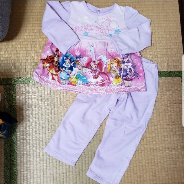 BANDAI(バンダイ)のﾊﾟｼﾞｬﾏ☆ｷﾗｷﾗﾌﾟﾘｷｭｱｱﾗﾓｰﾄﾞ☆2着 キッズ/ベビー/マタニティのキッズ服女の子用(90cm~)(パジャマ)の商品写真