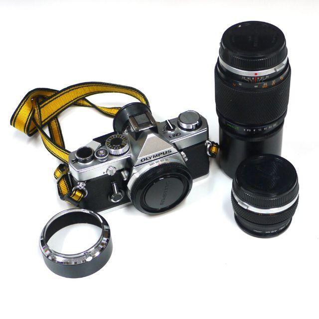 OLYMPUS - ジャンク オリンパス OM-1 フィルムカメラ レンズ2本セット