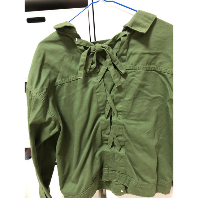 GRL(グレイル)のGRL ツイルジャケット レディースのジャケット/アウター(Gジャン/デニムジャケット)の商品写真