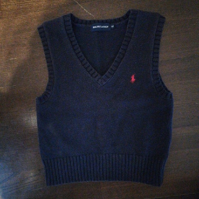 POLO RALPH LAUREN(ポロラルフローレン)のラルフローレン　ベスト キッズ/ベビー/マタニティのキッズ服女の子用(90cm~)(ニット)の商品写真