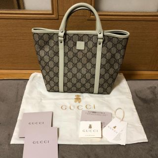 グッチ(Gucci)の(チャミ様売約)GUCCI チルドレン ミニトートバッグ(トートバッグ)