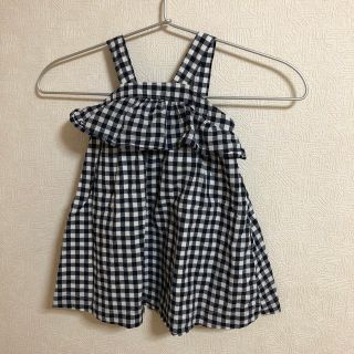 ベビーギャップ(babyGAP)のGAP ワンピース 80 ギンガムチェック　(ワンピース)