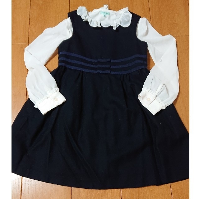 TOCCA(トッカ)のTOCCA 120 ワンピース セレモニー 110 美品 キッズ/ベビー/マタニティのキッズ服女の子用(90cm~)(ドレス/フォーマル)の商品写真