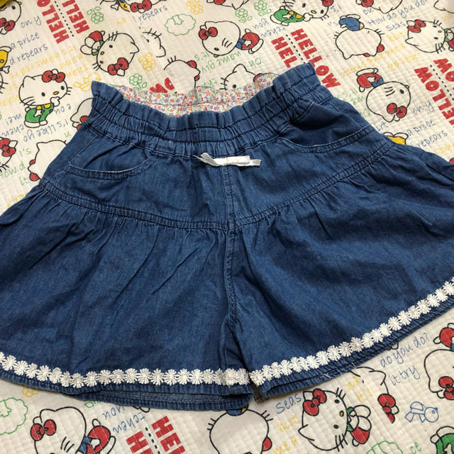 キッズ　キュロット130 キッズ/ベビー/マタニティのキッズ服女の子用(90cm~)(パンツ/スパッツ)の商品写真