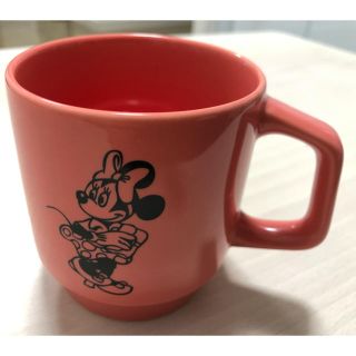 ディズニー(Disney)のミニー柄のマグカップ(グラス/カップ)